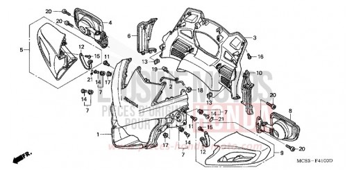 PANNEAU SUPERIEUR ST13002 de 2002